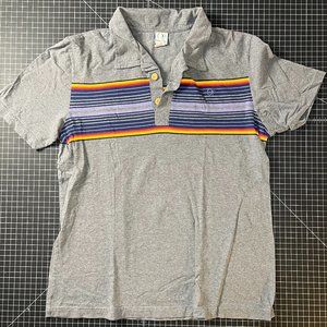 Vintage OP Ocean Pacific Shirt Classic Surf Polo Sunset Size XL